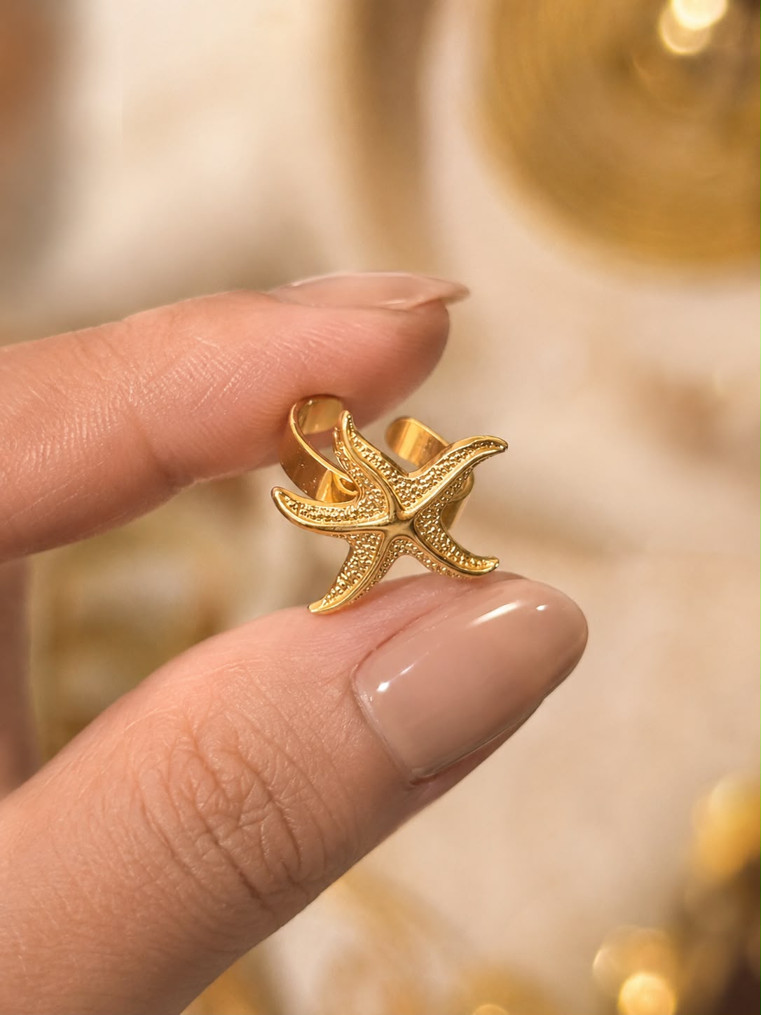 Asteria Starfish adjustable Ring