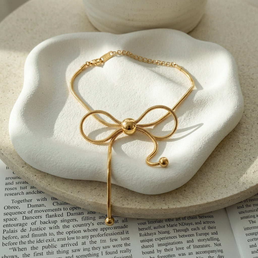 Bow Slider Bracelet