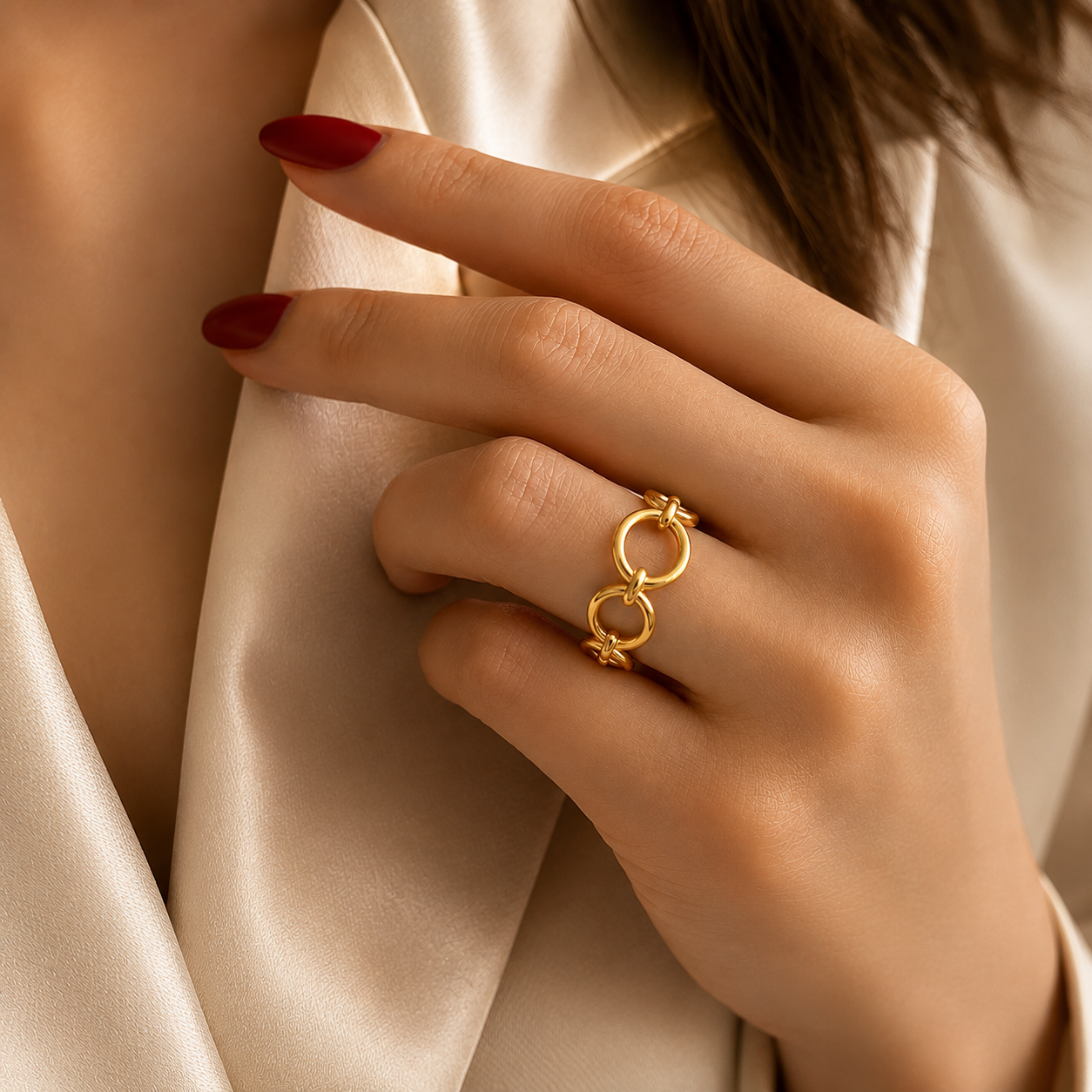 Infinity Loop Adjustable Ring