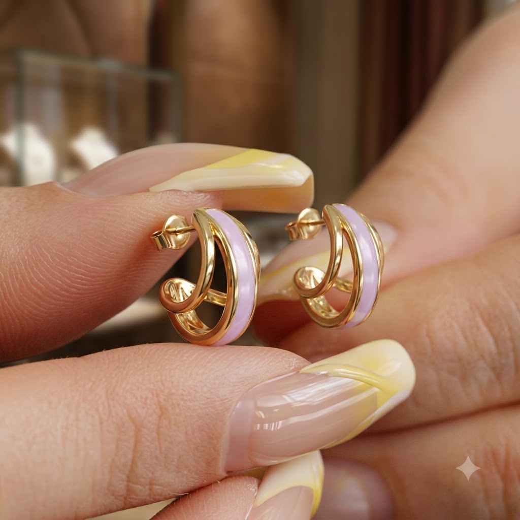 Luxe Huggie Hoop Earrings