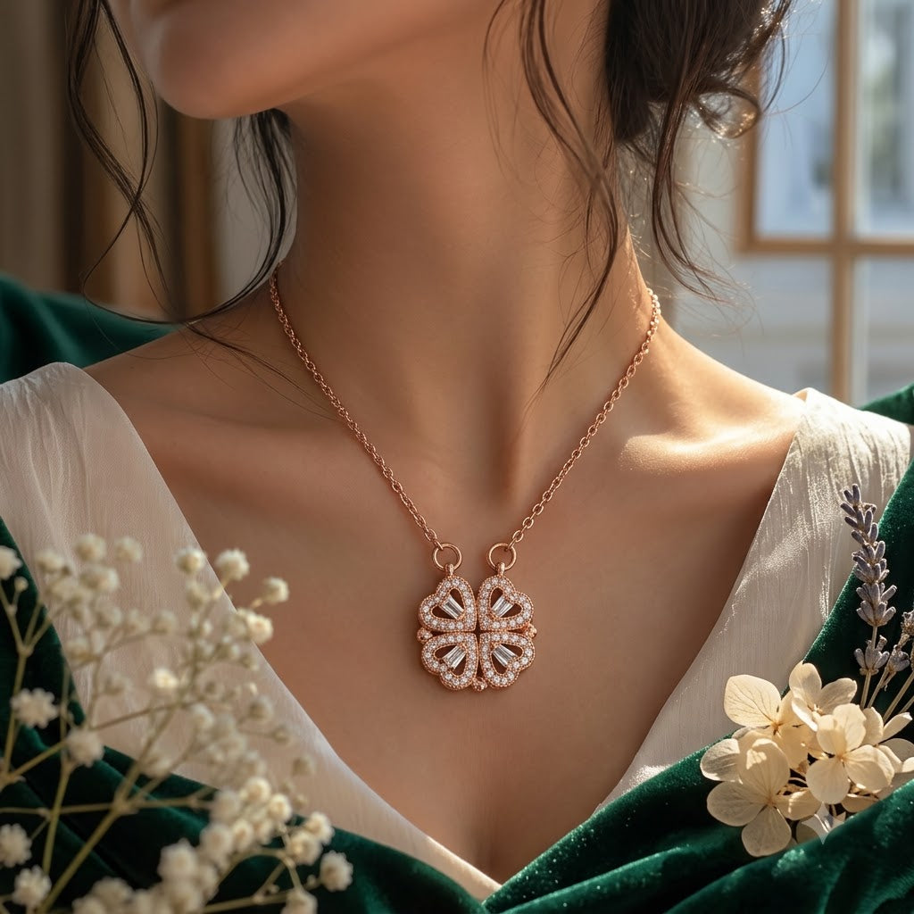 Amour Bloom Heart Necklace