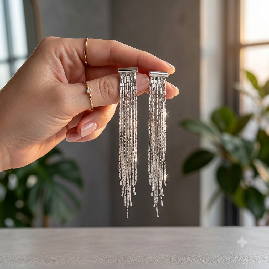 silver earring