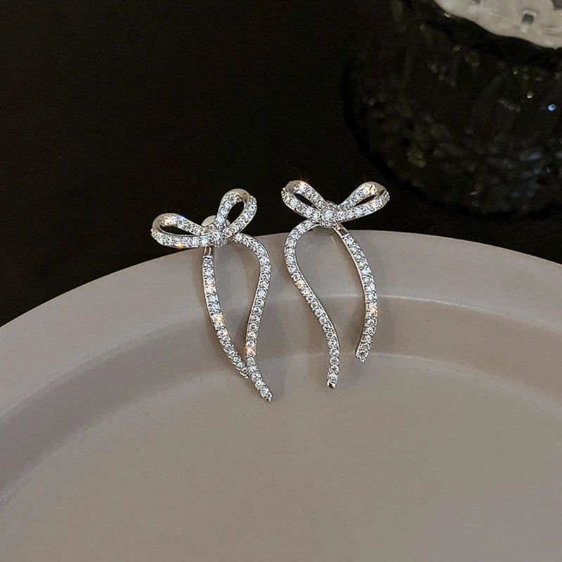 Crystal Grace Drop Earrings
