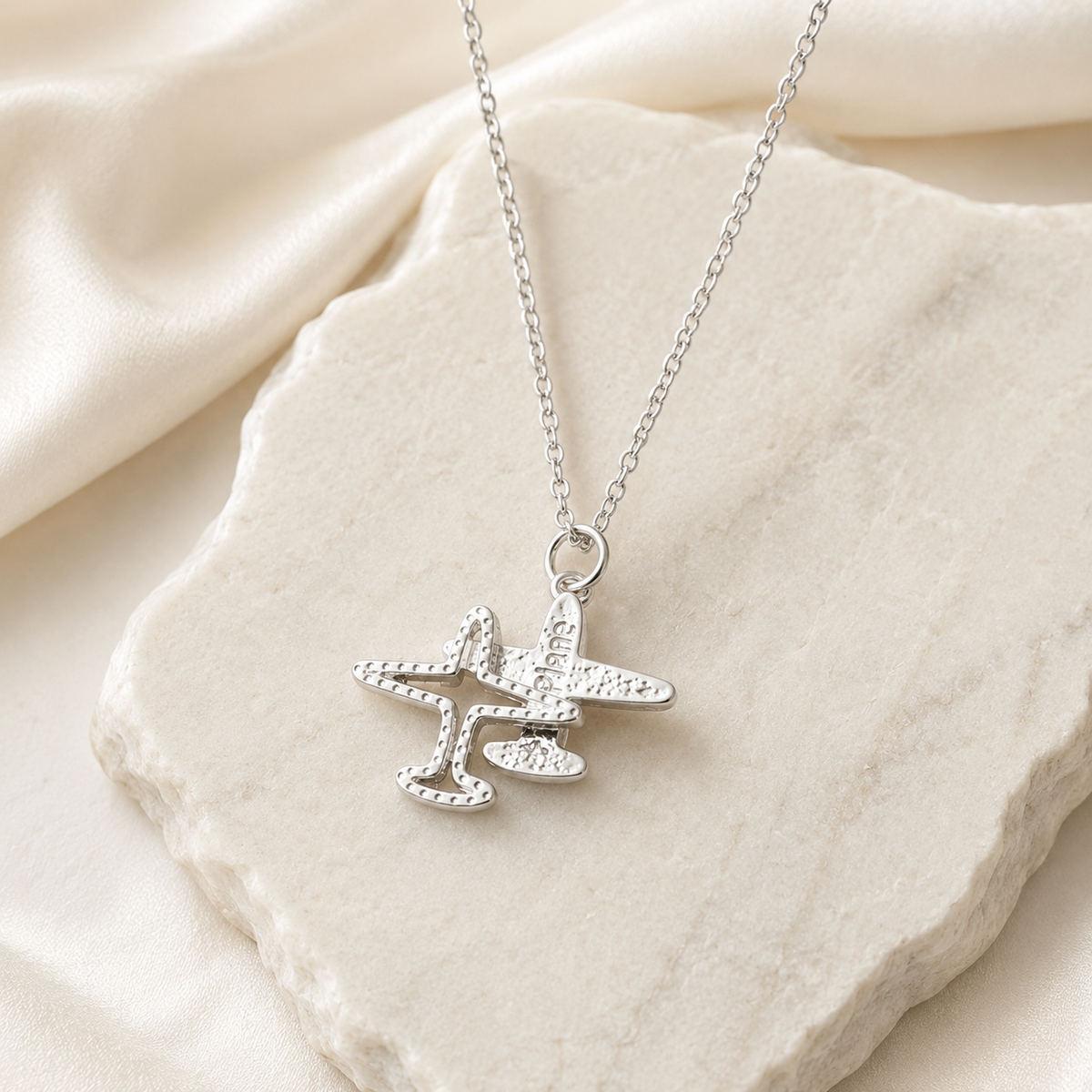 WanderPulse Airplane Pendant