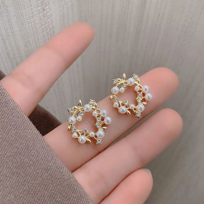 Pearl Blossom Earrings